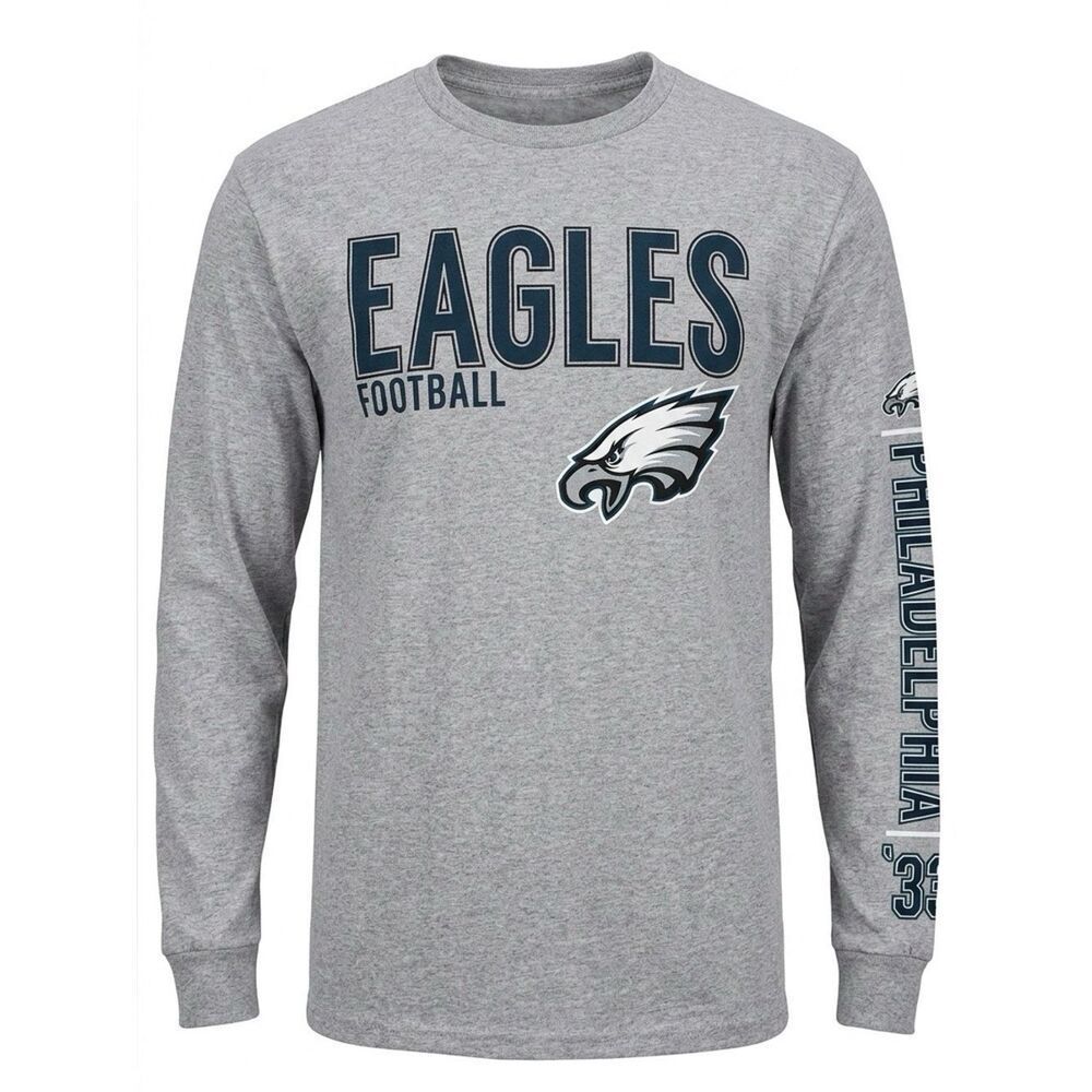 GRAY EAGLES LONG SLEEVE TEE S-XL NWOT